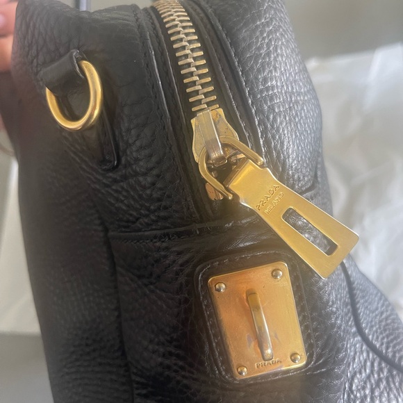 Prada vitello handbag 2way with strap crossbody authentic - Picture 6 of 10